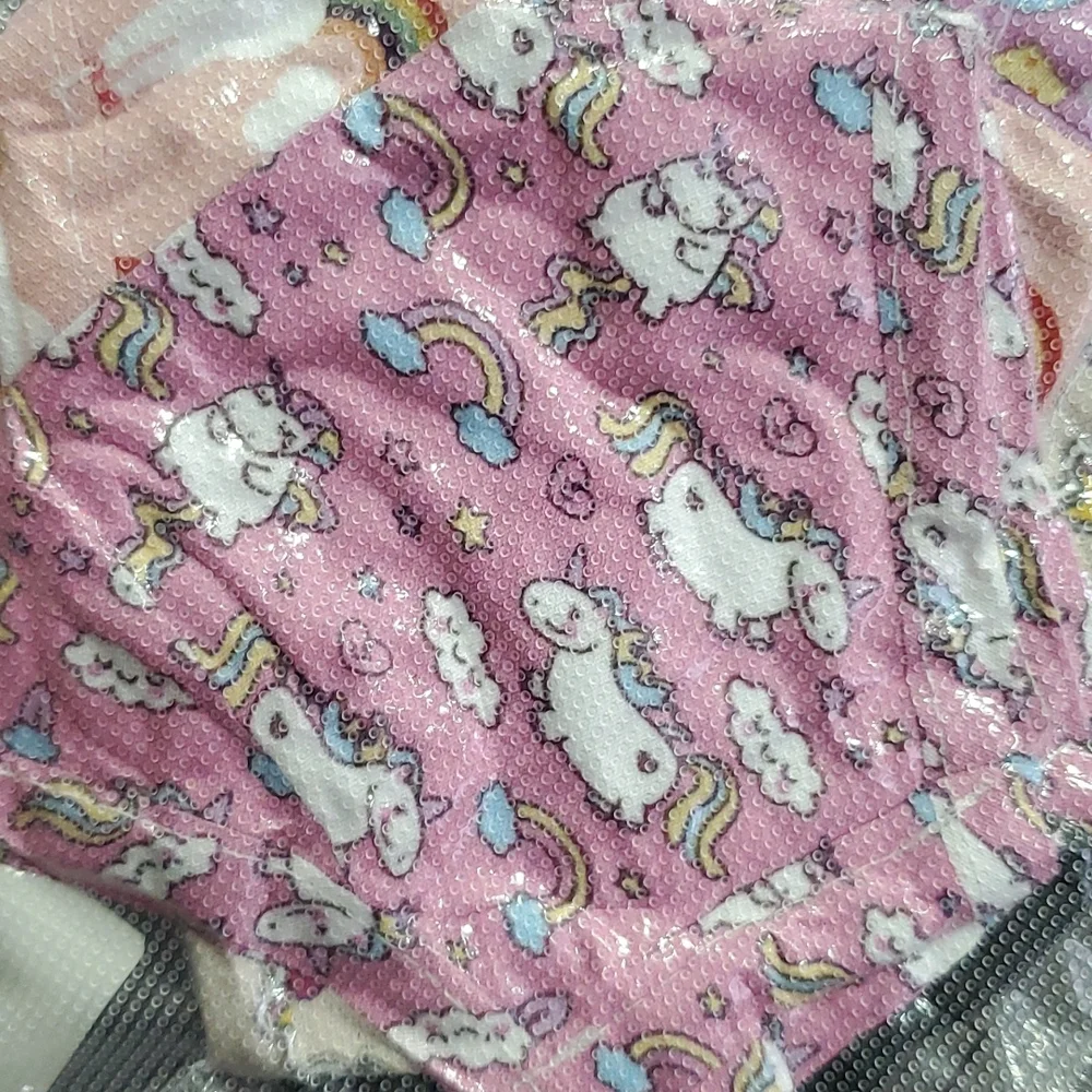 💥50% sale💥 NEW 6pc Unicorn fabric toddler masks #1052